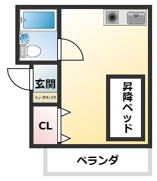 神戸市中央区宮本通(阪急神戸線春日野道)のアパート賃貸物件 間取画像