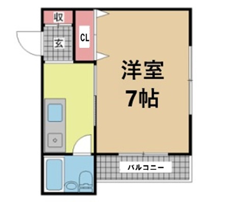 神戸市東灘区御影石町(阪神本線御影)のマンション賃貸物件 間取画像