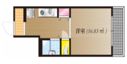 神戸市中央区加納町(JR東海道本線(近畿)三ノ宮)のマンション賃貸物件 間取画像