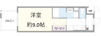 神戸市中央区磯上通(JR東海道本線(近畿)三ノ宮)のマンション賃貸物件 間取画像