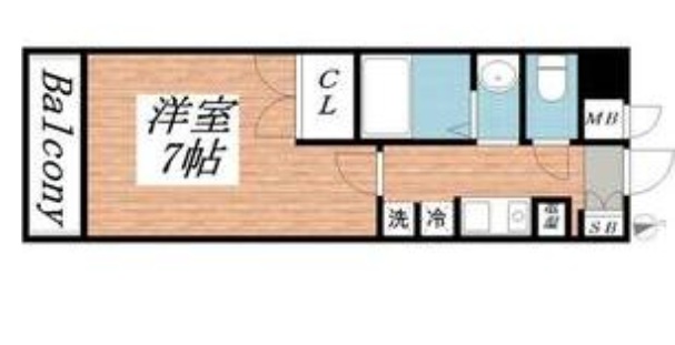 神戸市須磨区千守町(山陽電鉄線山陽須磨)のマンション賃貸物件 間取画像