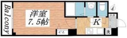 神戸市須磨区南町(JR山陽本線須磨海浜公園)のマンション賃貸物件 間取画像
