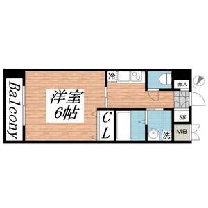 神戸市須磨区大黒町(神戸市営地下鉄線板宿)のマンション賃貸物件 間取画像
