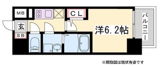 神戸市兵庫区西多聞通(JR東海道本線(近畿)神戸)のマンション賃貸物件 間取画像