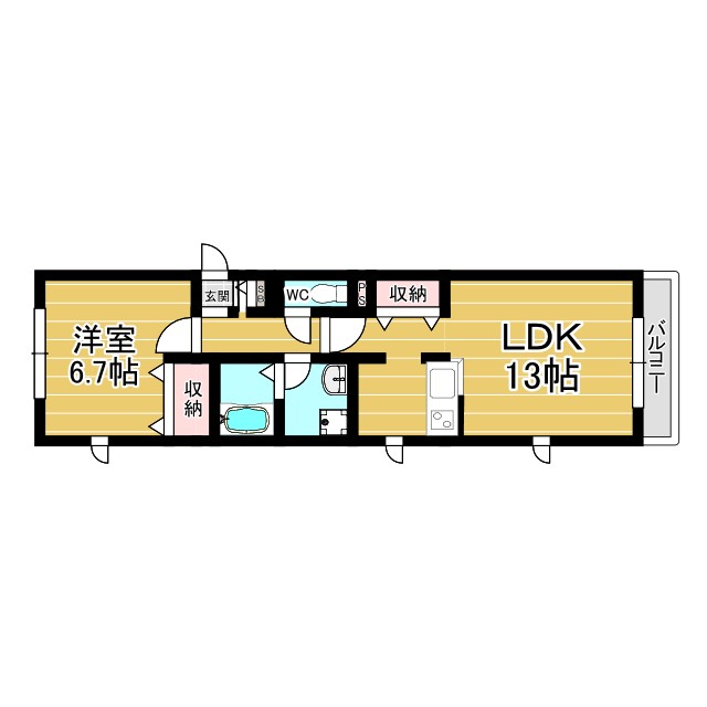 神戸市東灘区本山北町(阪急神戸線岡本)のマンション賃貸物件 間取画像