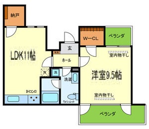 神戸市東灘区岡本(阪急神戸線岡本)のマンション賃貸物件 間取画像