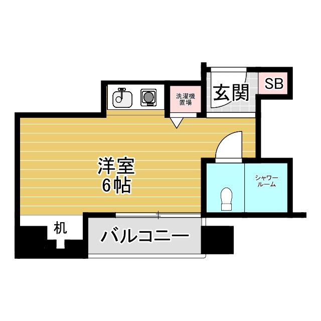 神戸市灘区篠原中町(阪急神戸線六甲)のマンション賃貸物件 間取画像