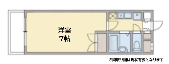 神戸市須磨区桜木町(JR山陽本線須磨)のマンション賃貸物件 間取画像