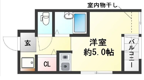神戸市灘区岸地通(JR東海道本線(近畿)摩耶)のマンション賃貸物件 間取画像