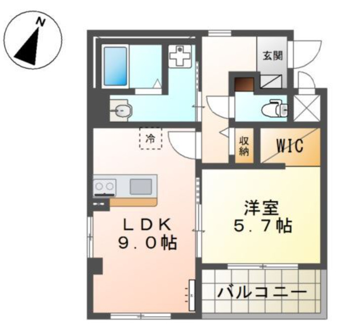 神戸市灘区水道筋(JR東海道本線(近畿)摩耶)のマンション賃貸物件 間取画像