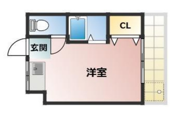 神戸市中央区花隈町(神戸高速線花隈)のマンション賃貸物件 間取画像