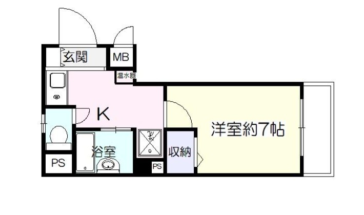 神戸市灘区泉通(阪神本線大石)のマンション賃貸物件 間取画像