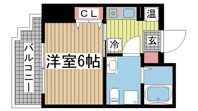 神戸市灘区岸地通(阪急神戸線王子公園)のマンション賃貸物件 間取画像
