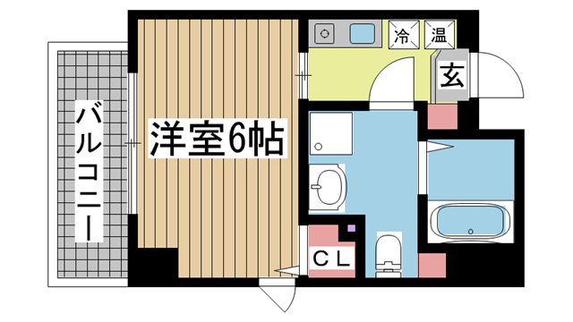 神戸市灘区岸地通(JR東海道本線(近畿)摩耶)のマンション賃貸物件 間取画像