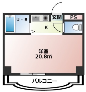 神戸市灘区篠原南町(阪急神戸線王子公園)のマンション賃貸物件 間取画像