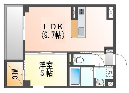 神戸市中央区琴ノ緒町(JR東海道本線(近畿)三ノ宮)のアパート賃貸物件 間取画像