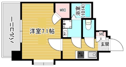 神戸市兵庫区塚本通(JR山陽本線兵庫)のマンション賃貸物件 間取画像