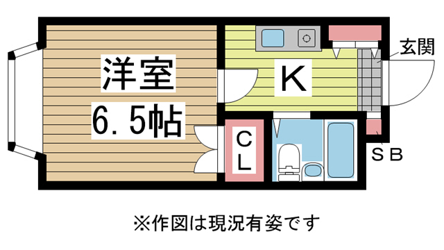 神戸市灘区箕岡通(JR東海道本線(近畿)摩耶)のマンション賃貸物件 間取画像