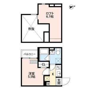 神戸市兵庫区切戸町(JR山陽本線兵庫)のアパート賃貸物件 間取画像