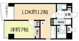 神戸市灘区深田町(JR東海道本線(近畿)六甲道)のマンション賃貸物件 間取画像