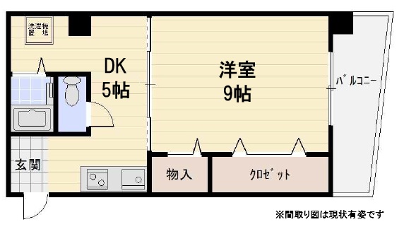 神戸市兵庫区新開地(神戸市営地下鉄線湊川公園)のマンション賃貸物件 間取画像