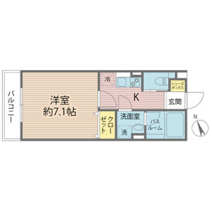 神戸市須磨区関守町(山陽電鉄線山陽須磨)のアパート賃貸物件 間取画像