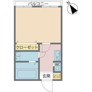 神戸市須磨区関守町(山陽電鉄線山陽須磨)のアパート賃貸物件 間取画像