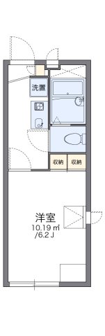 神戸市北区有野町有野(神戸電鉄三田線五社)のアパート賃貸物件 間取画像