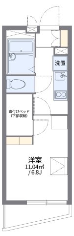 神戸市灘区寺口町(阪急神戸線六甲)のマンション賃貸物件 間取画像