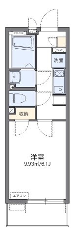 神戸市長田区駒ケ林町(神戸市営地下鉄海岸線駒ヶ林)のマンション賃貸物件 間取画像