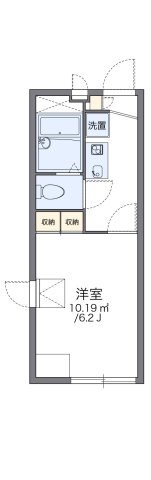尼崎市田能(JR福知山線猪名寺)のアパート賃貸物件 間取画像
