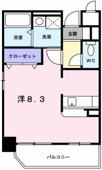 神戸市長田区水笠通(JR山陽本線新長田)のマンション賃貸物件 間取画像