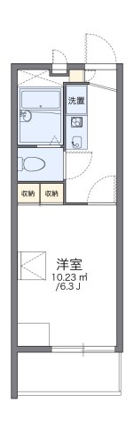 神戸市灘区岩屋北町(阪神本線岩屋)のマンション賃貸物件 間取画像