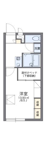神戸市兵庫区島上町(JR山陽本線兵庫)のマンション賃貸物件 間取画像