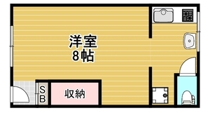神戸市長田区二葉町(神戸市営地下鉄海岸線駒ヶ林)のマンション賃貸物件 間取画像