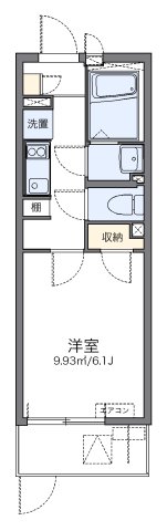 神戸市中央区下山手通(神戸市営地下鉄線大倉山)のマンション賃貸物件 間取画像