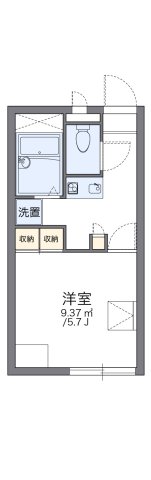 明石市朝霧町(JR山陽本線朝霧)のアパート賃貸物件 間取画像