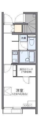 神戸市須磨区多井畑(神戸市営地下鉄線妙法寺)のアパート賃貸物件 間取画像
