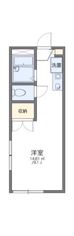 神戸市須磨区多井畑南町(神戸市営地下鉄線妙法寺)のアパート賃貸物件 間取画像