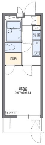 神戸市兵庫区西出町(JR山陽本線神戸)のマンション賃貸物件 間取画像