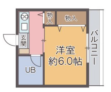 神戸市中央区下山手通(神戸市営地下鉄線大倉山)のマンション賃貸物件 間取画像