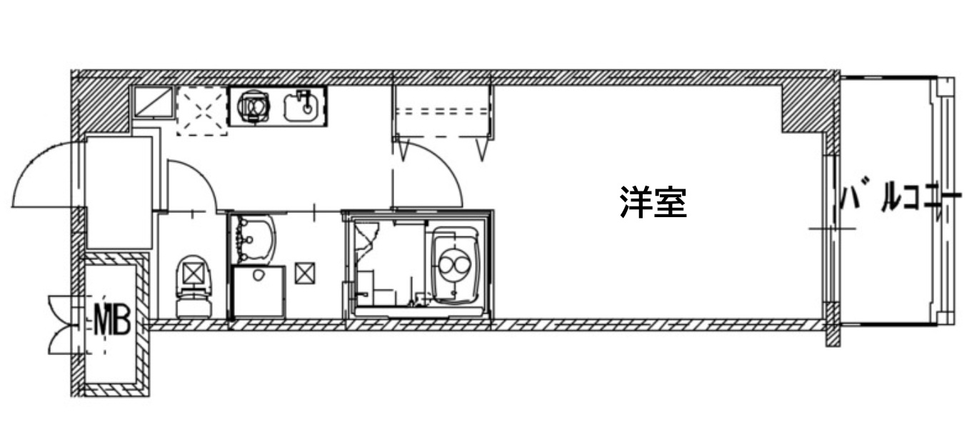 神戸市須磨区松風町(JR山陽本線須磨海浜公園)のマンション賃貸物件 間取画像
