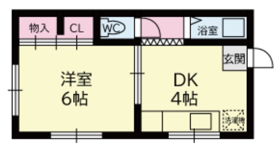 神戸市灘区下河原通(阪神本線大石)のアパート賃貸物件 間取画像