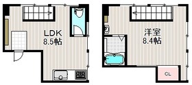 神戸市兵庫区佐比江町(JR東海道本線(近畿)神戸)のマンション賃貸物件 間取画像
