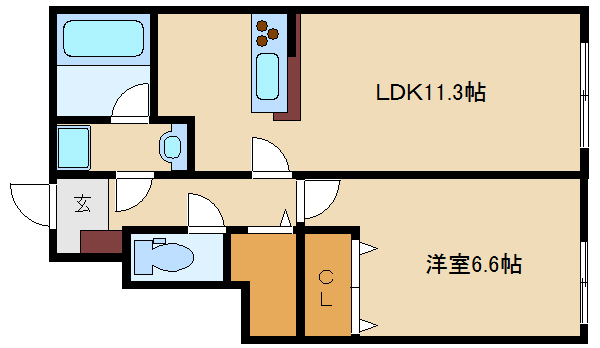 尼崎市田能の賃貸