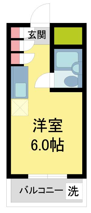 芦屋市宮塚町(阪神本線打出)のマンション賃貸物件 間取画像