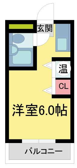 西宮市神原(阪急甲陽線苦楽園口)のマンション賃貸物件 間取画像