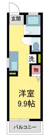 西宮市松籟荘(阪急今津線甲東園)のアパート賃貸物件 間取画像