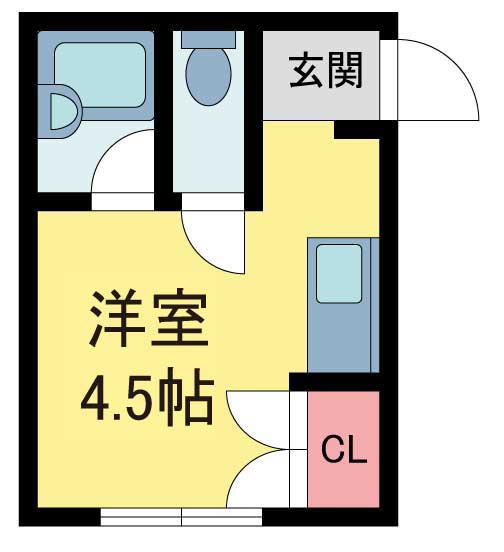 西宮市仁川町(阪急今津線仁川)のアパート賃貸物件 間取画像