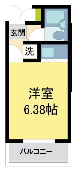 西宮市津門稲荷町(阪急今津線阪神国道)のマンション賃貸物件 間取画像